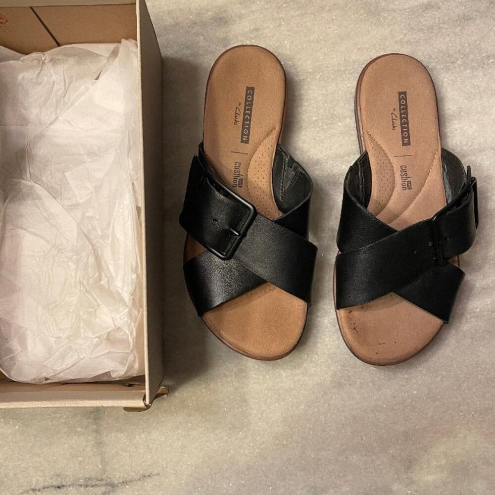 Clarks Women’s Kele Heather Slide Sandals